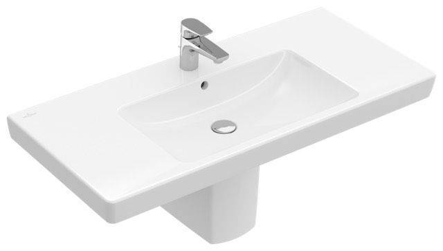 Subway 2.0 Schrankwaschtisch  1000x470 Weiß Alpin CeramicPlus