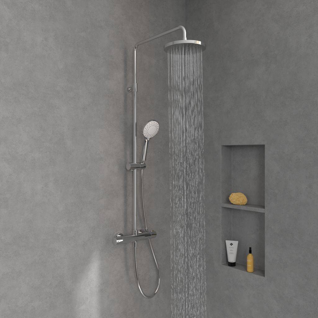 Universal Showers Handbrause mit 3 Strahlarten