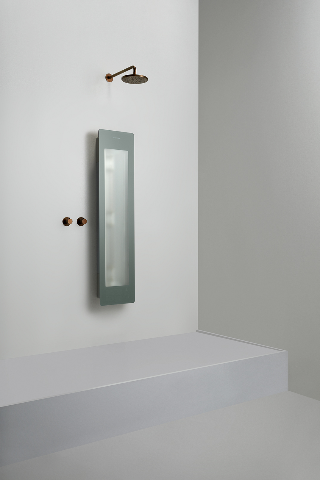 Round Line Plus/M Infrarot und UV-Stahler für Dusche