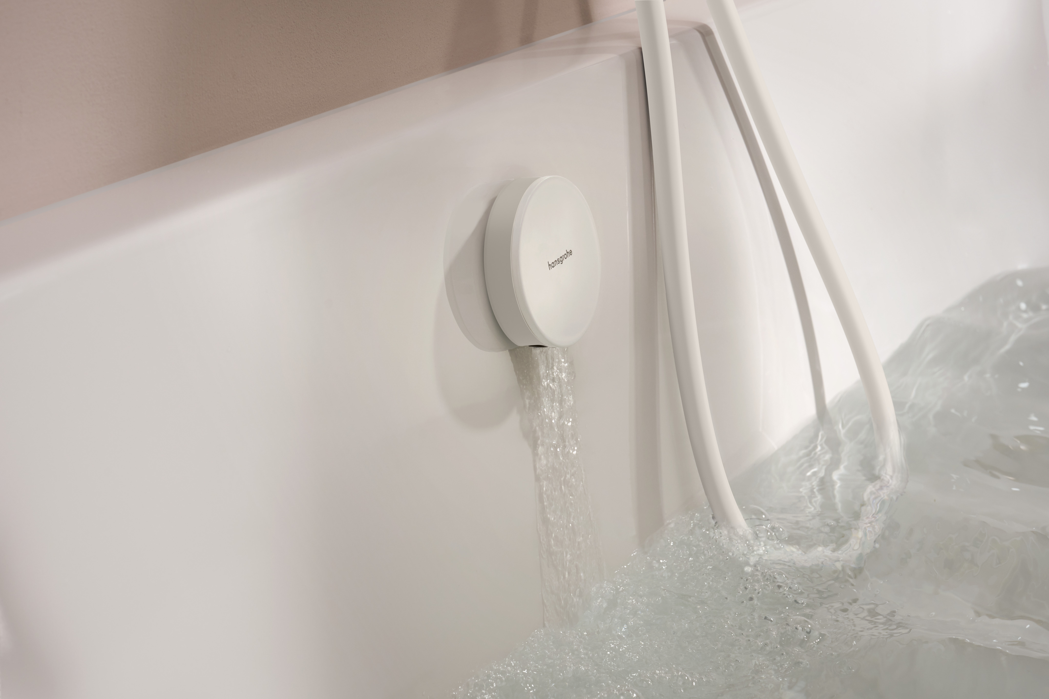 Hansgrohe Exafill Fertigset Wanneneinlauf, Ab- und Überlaufgarnitur für Badewanne