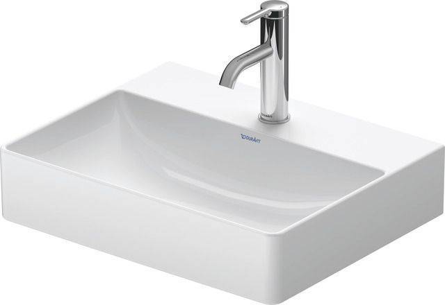 DuraSquare washbasin Compact 500 x 400mm, with tap hole
