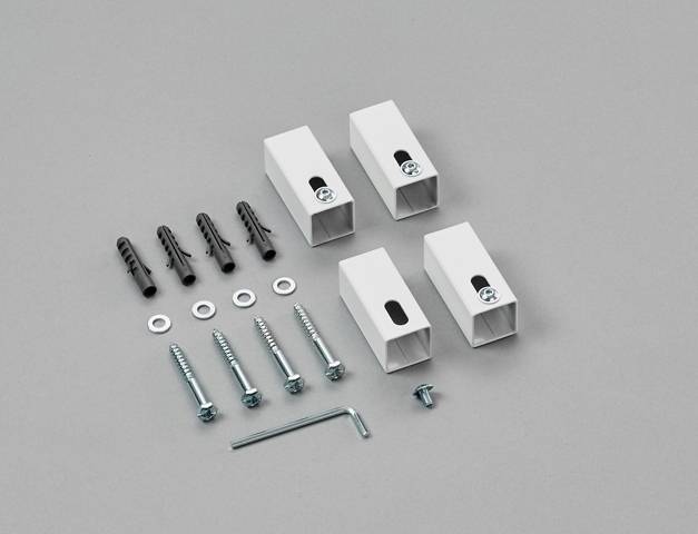 Montageset für Zehnder Quaro Elektro weiß