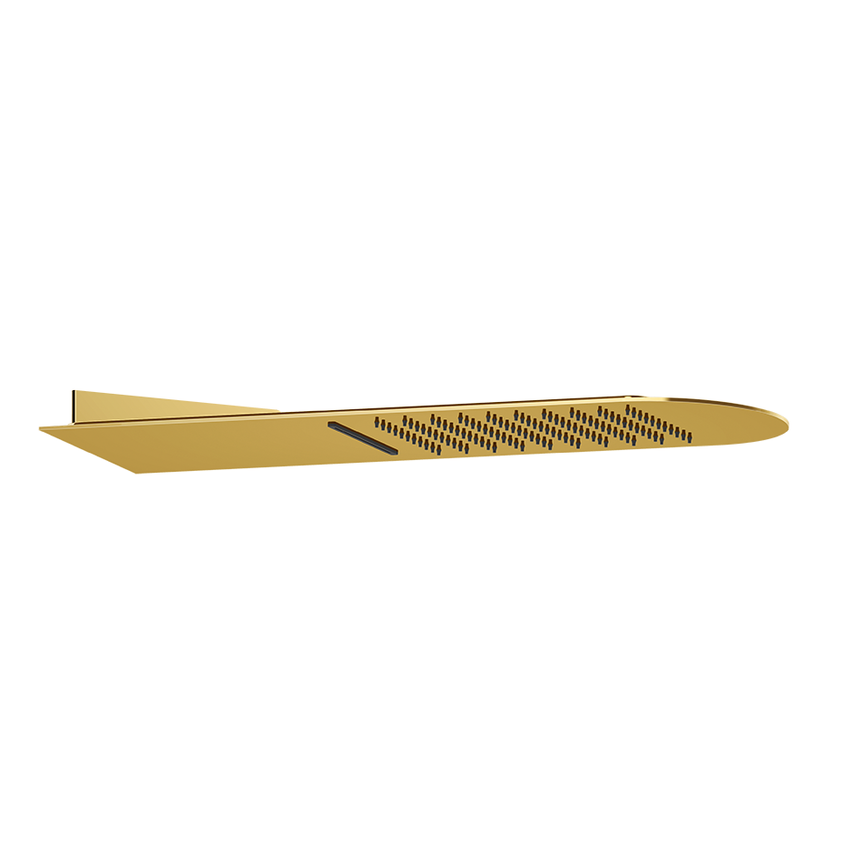 Gessi Tremillimetri Kopfbrause 620 x 195mm, Funktion Regen und Wasserschwall