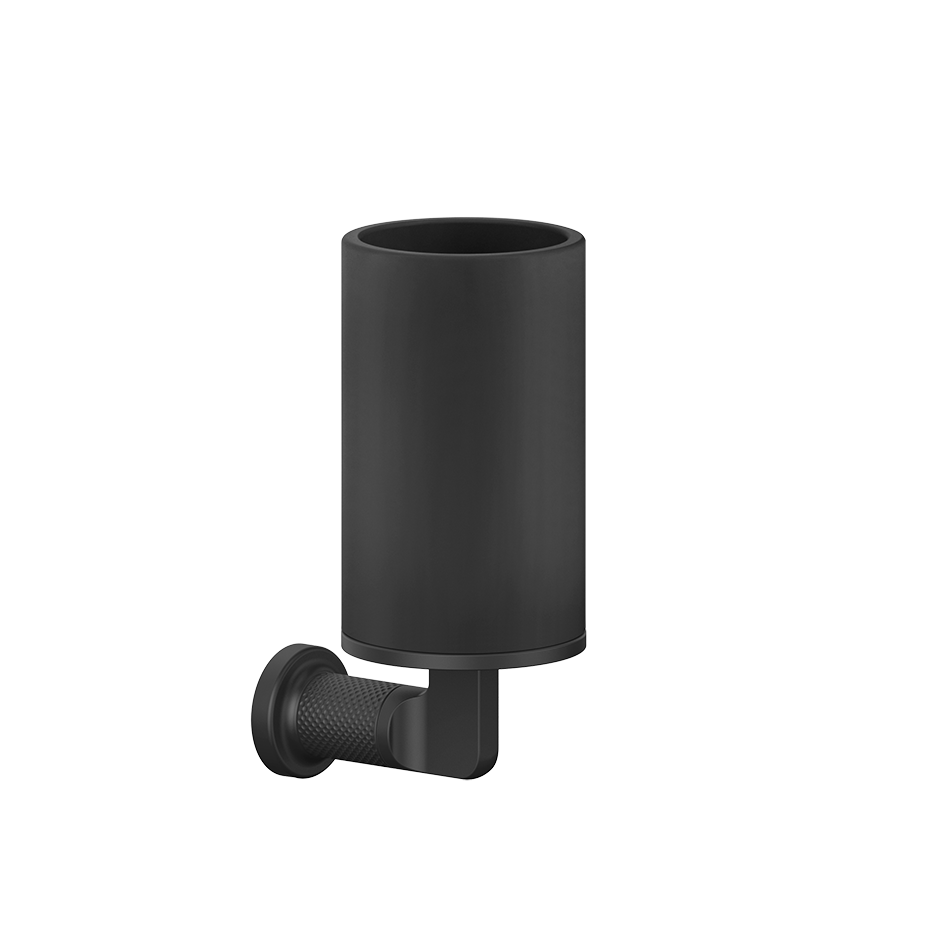 Gessi Inciso Becherhalter Glas dunkel