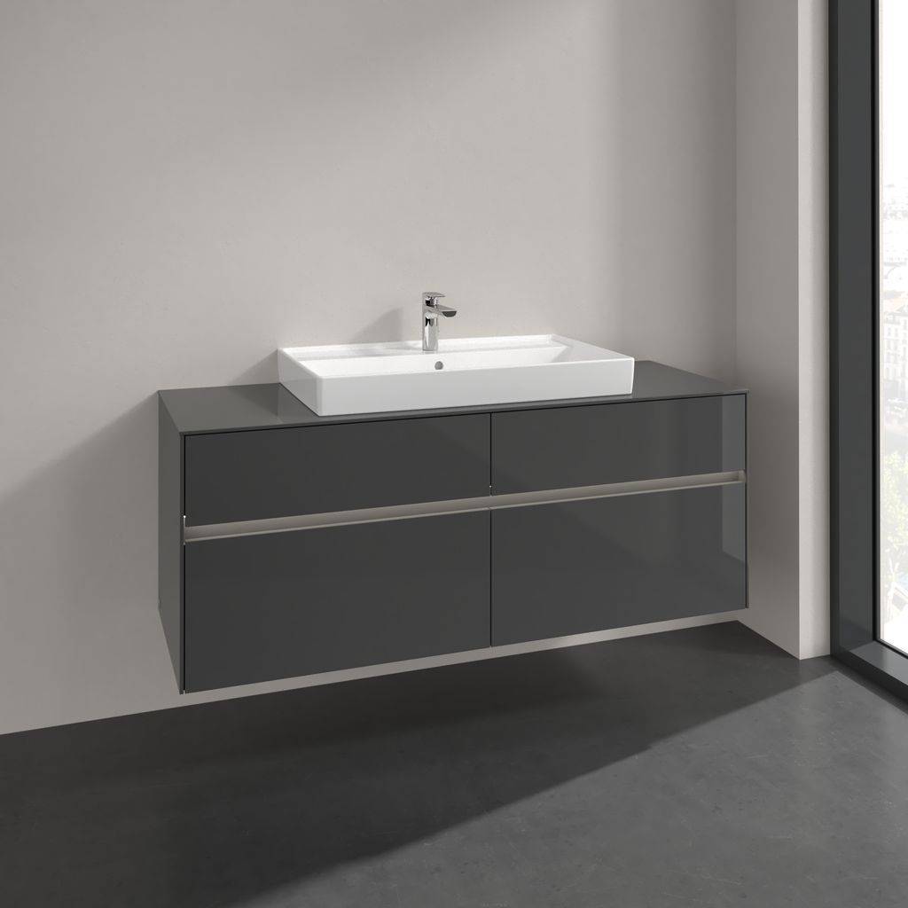 C088B0FP Collaro Waschtischunterschrank 1400 x 548 x 500mm, mit LED Beleuchtung