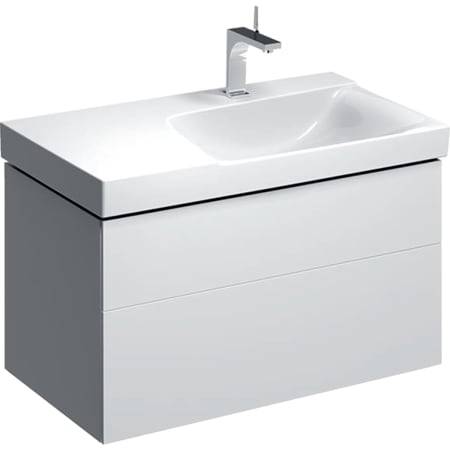 Xeno² Waschtischunterschrank; mit Siphonausschnitt rechts; 880 x 530 x 462mm