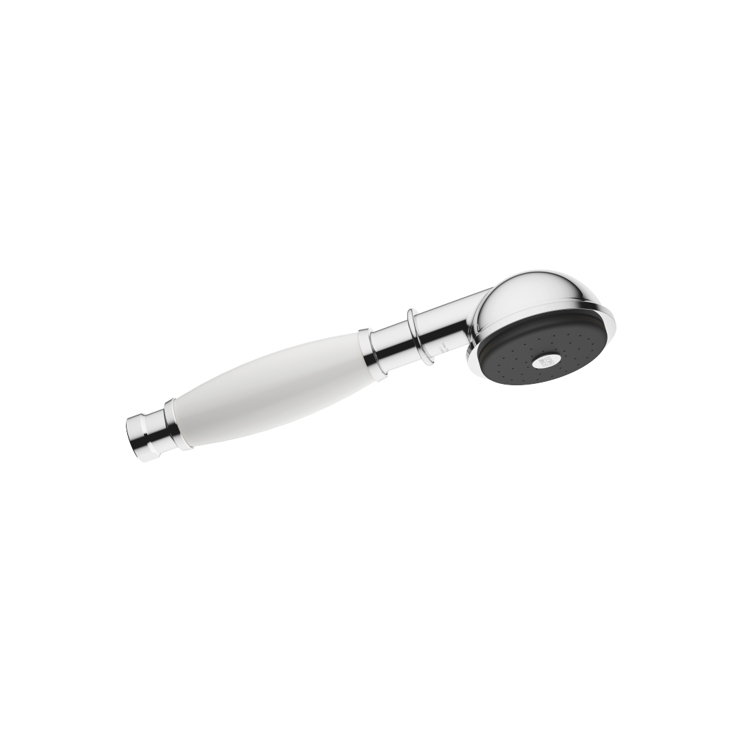 Dornbracht Metall-Handbrause mit Porzellangriff mit FlowReduce