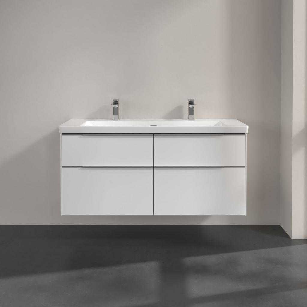 Villeroy & Boch Subway 3.0 Waschtischunterschrank 1272 x 576 x 478mm, mit LED Beleuchtung