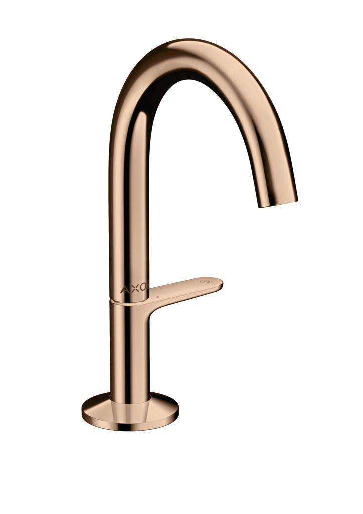 Axor One Waschtischmischer Select 140 mit Push-Open Ablaufgarnitur