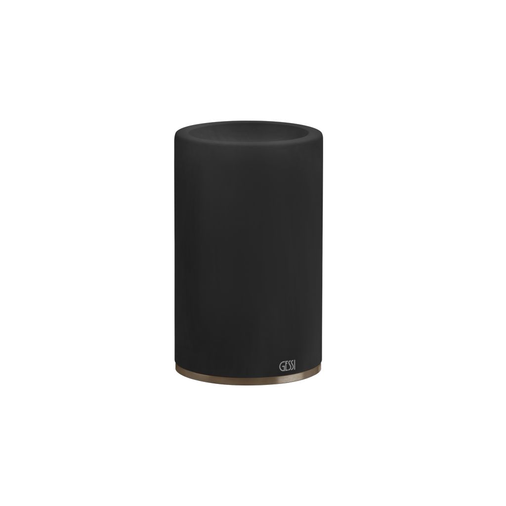 Gessi 316Accessoires Stand-Becher Glas dunkel