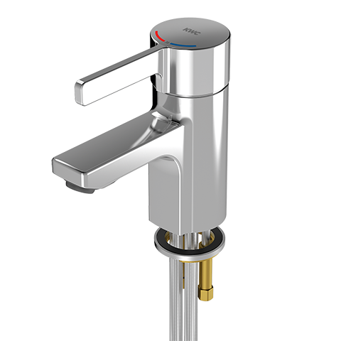 KWC Professional F5L-Therm Thermostat-Einhebel- Waschtisch-Standbatterie