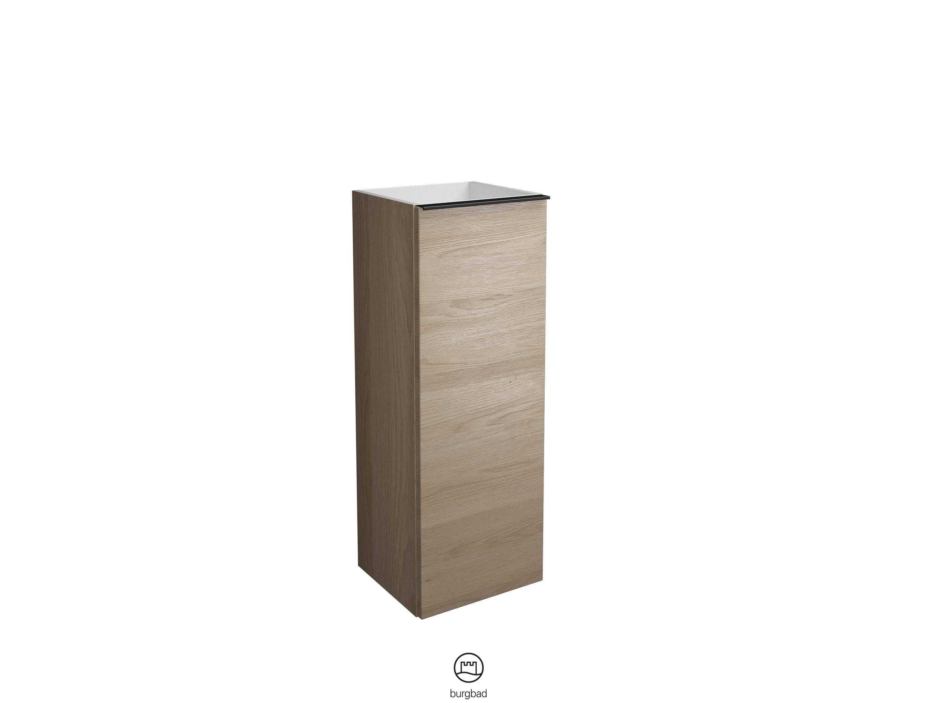 burgbad Fiumo Halbhochschrank 960x350x320 Eiche Dekor Cashmere