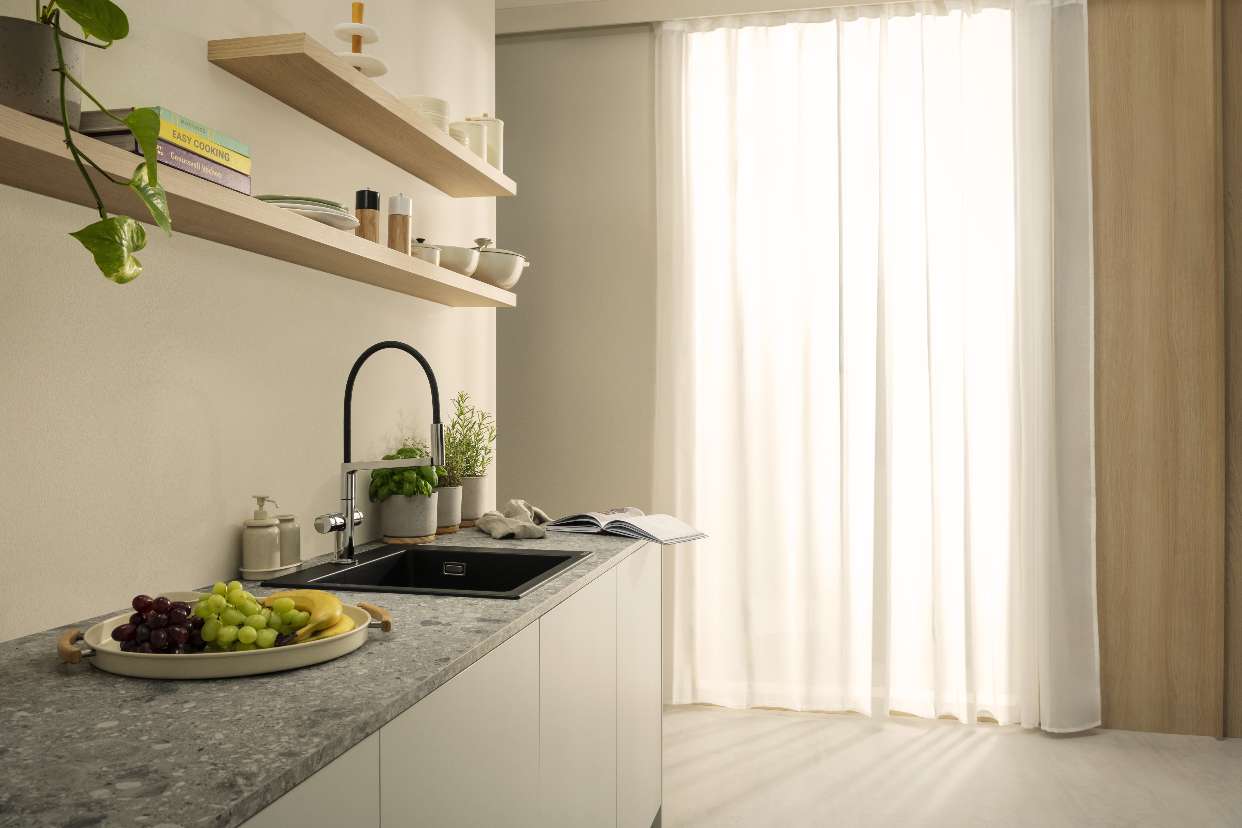 Talis Select M54 PowderSpray Einhebel-Küchenmischer