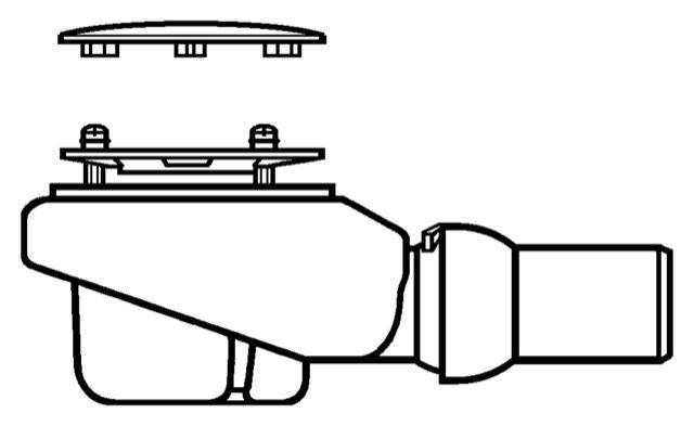 Ablauf Tempoplex Plus Compact 90mm Durchmesser