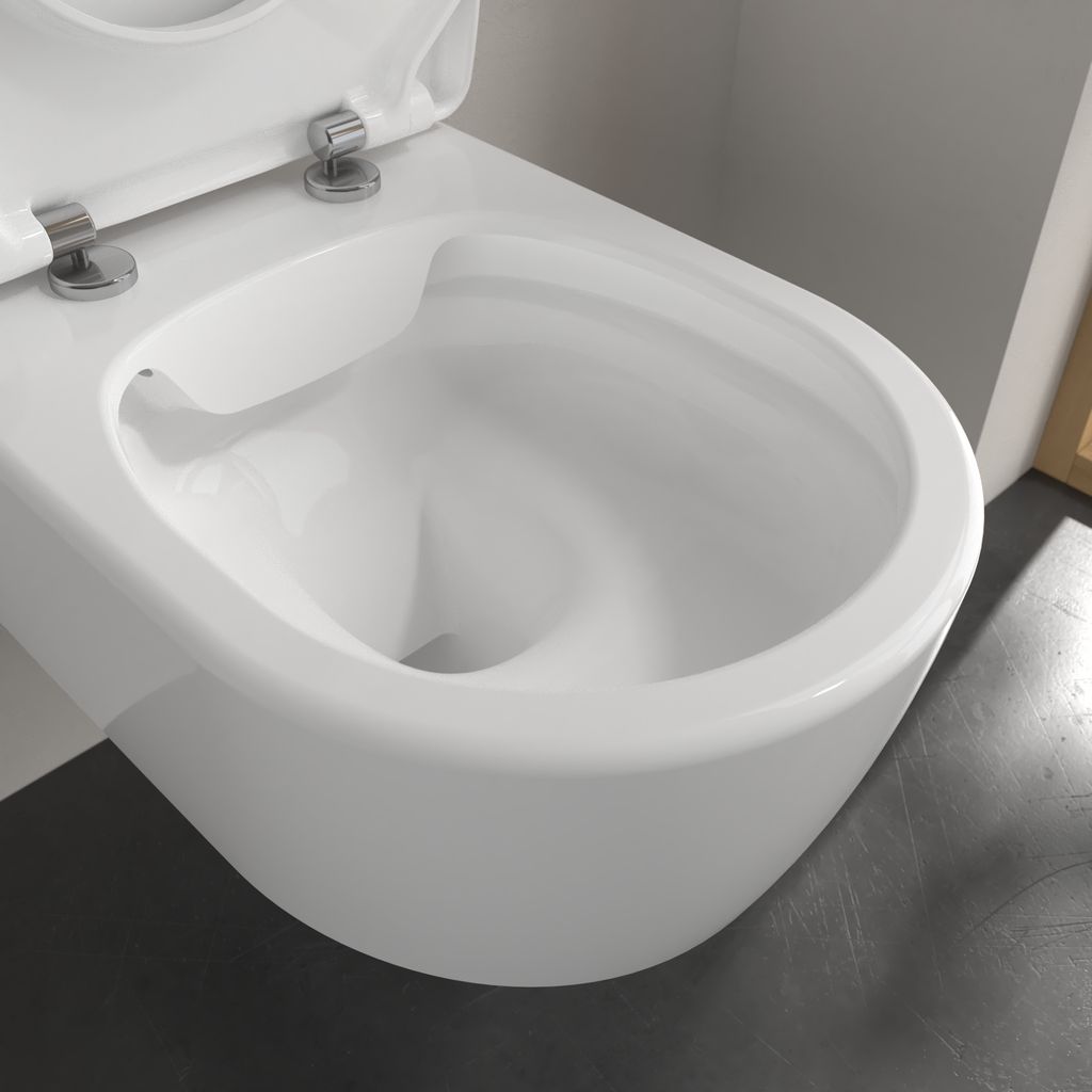 5656RSR1_20 Avento Combi-Pack wall-hung WC without flush rim, seat with QuickRelease and SoftClose
