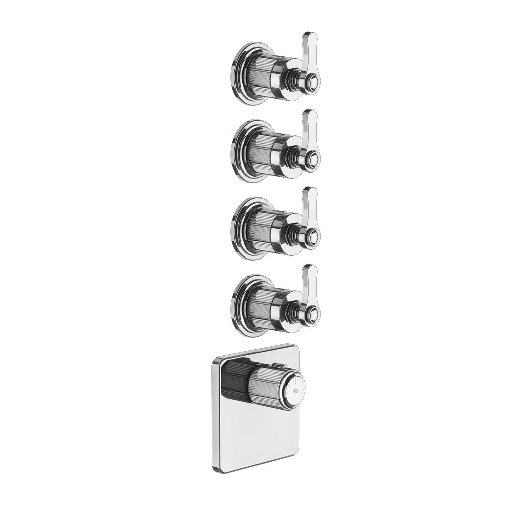 Gessi Venti20 4-Wege Thermostat chrom