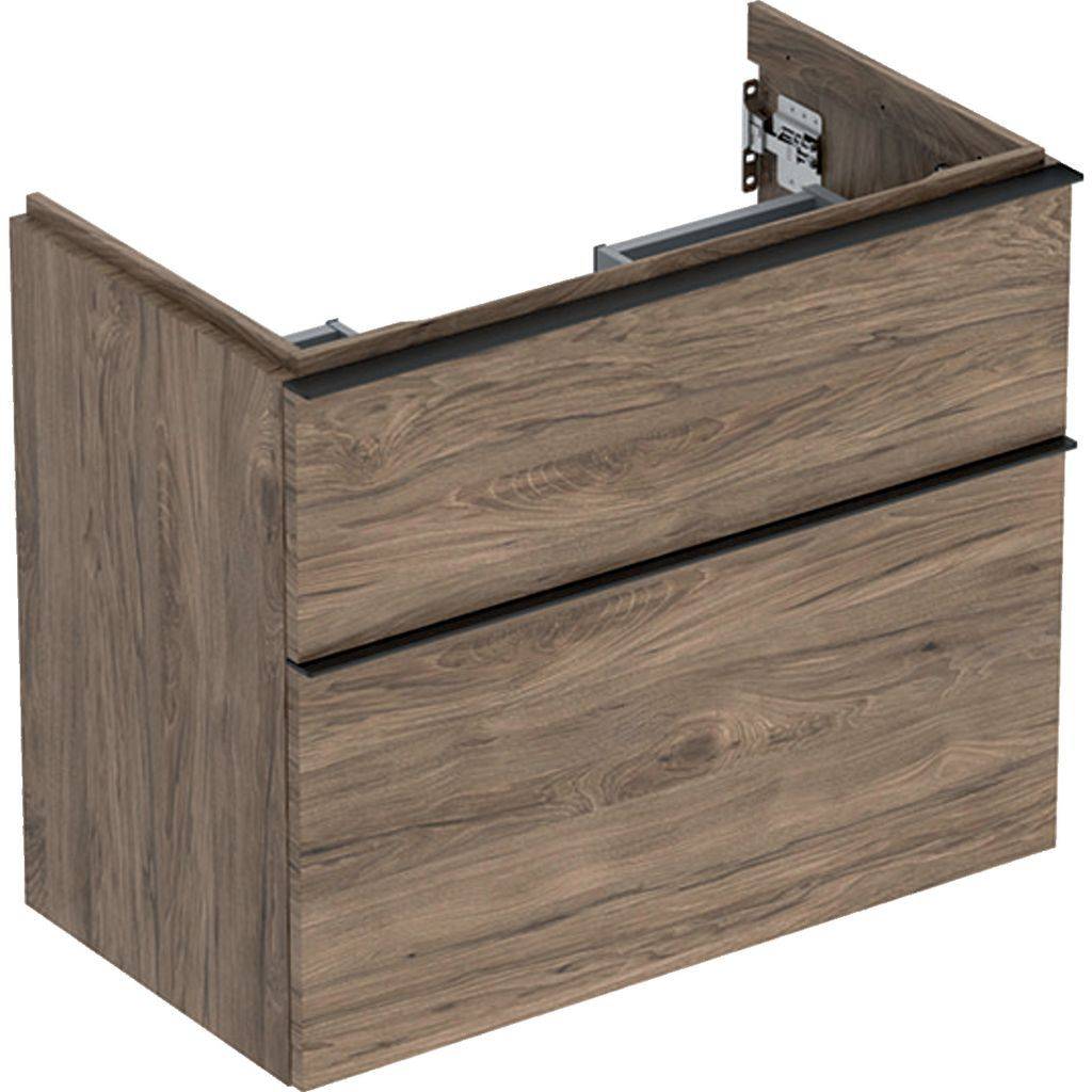 Geberit iCon Unterschrank für Waschtisch, mit zwei Schubladen, 75cm