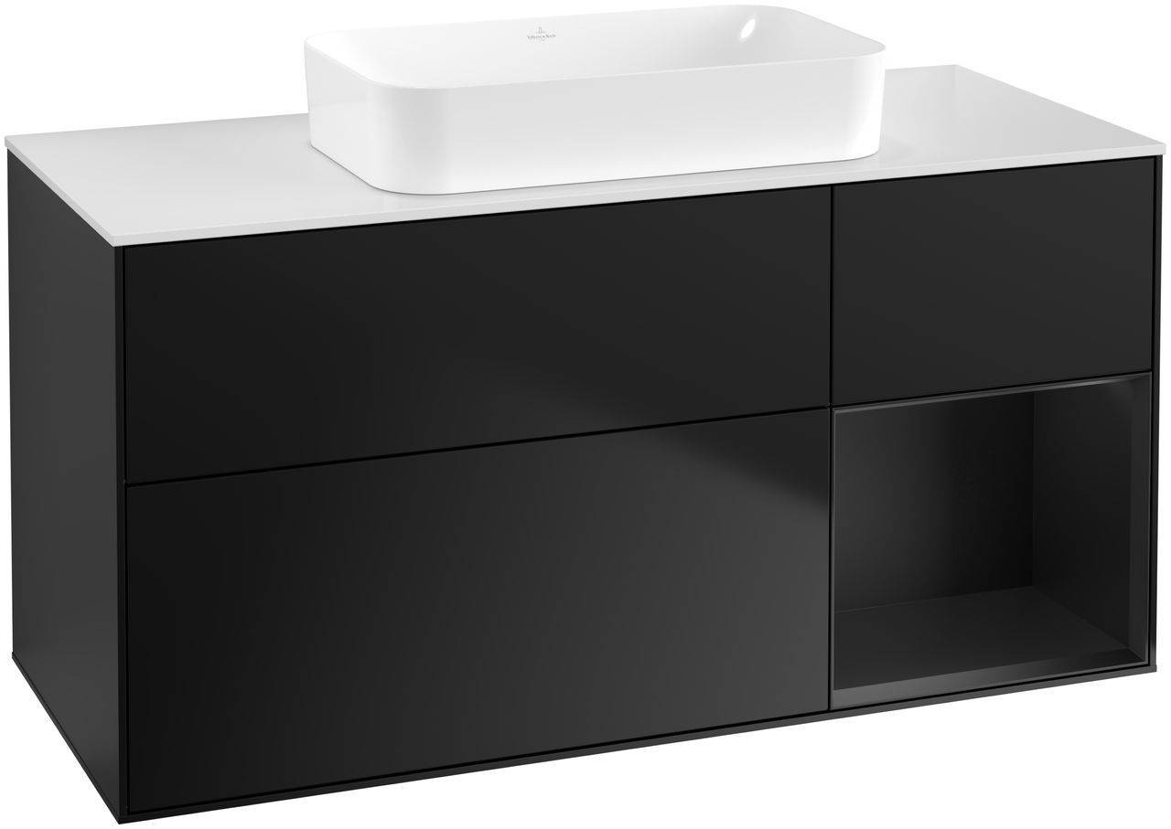 Villeroy & Boch Finion Waschtischunterschrank 1200 x 603 x 501mm, Abdeckplatte weiß matt