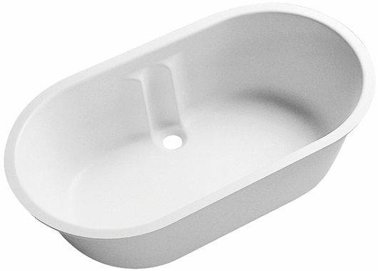 Säuglingspflegebecken aus Varicor 910 x 515 x 257mm