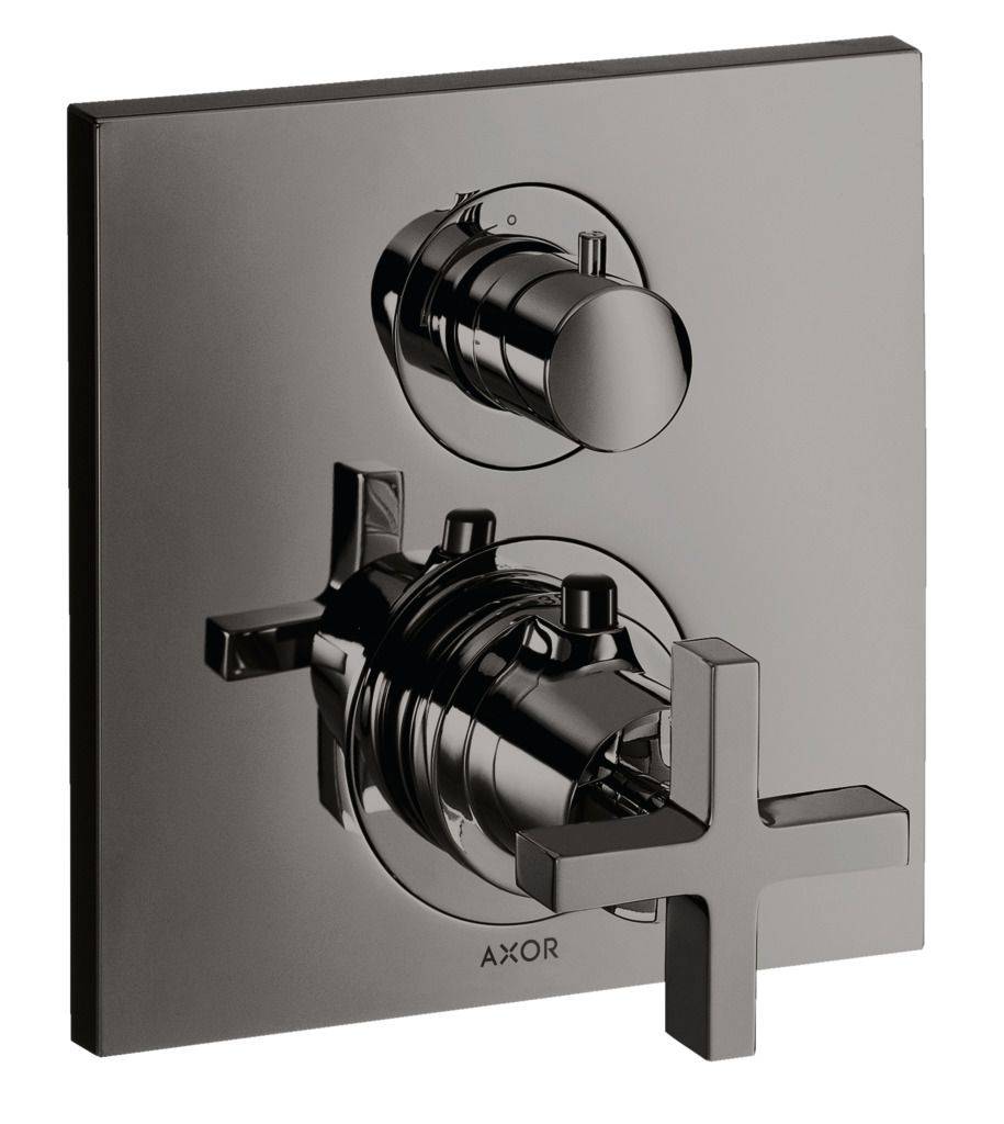 Axor Citterio Thermostat Unterputz mit Abstellventil und Kreuzgriff