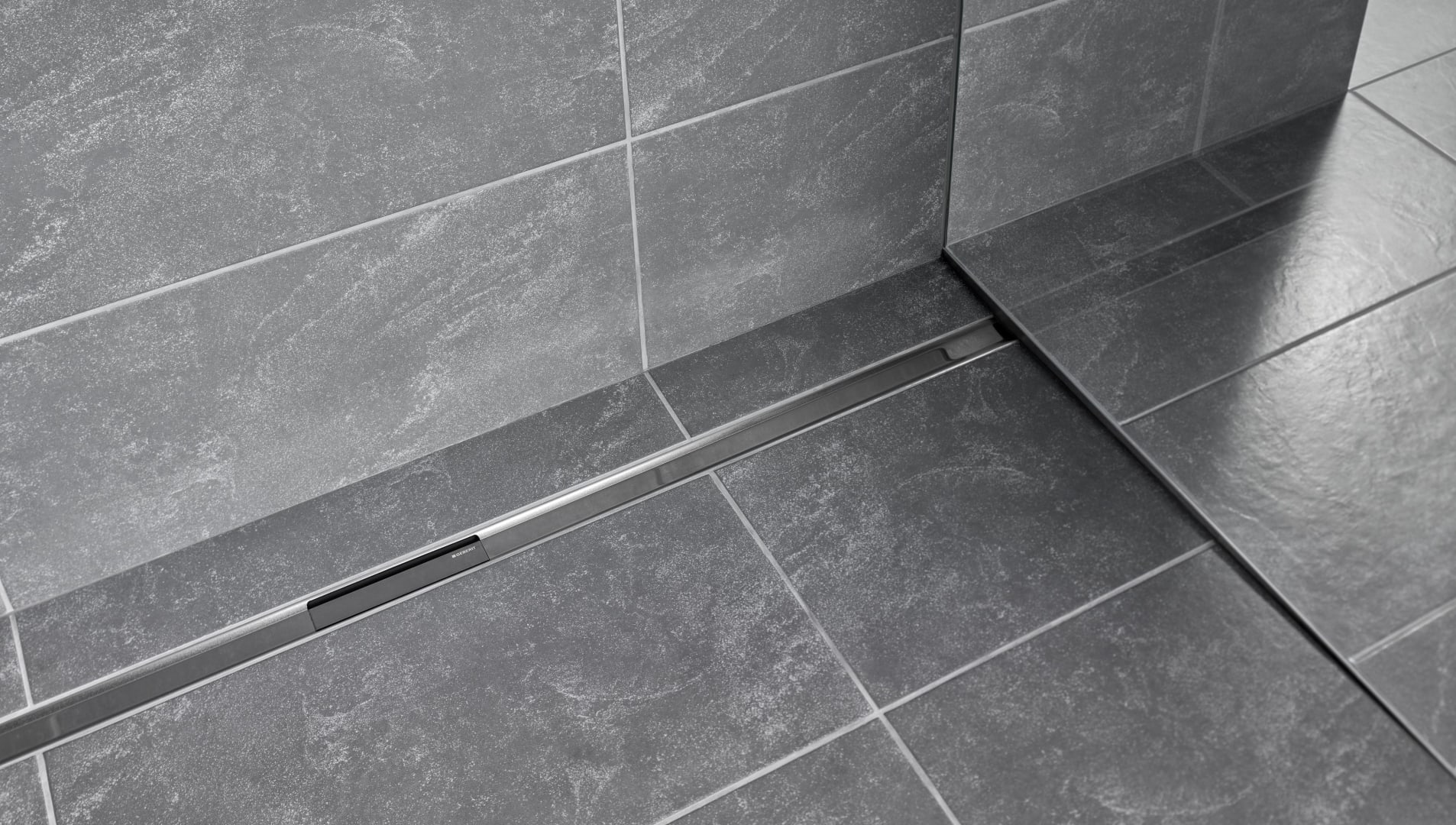 CleanLine80 Duschrinne 30-130cm Edelstahl poliert / Edelstahl gebürstet