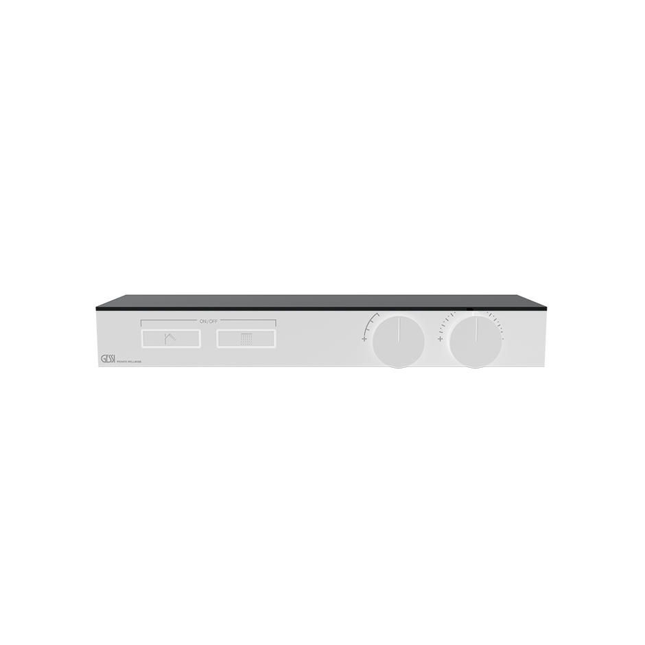 Gessi HI-FI Thermostat 2-Wege weiß