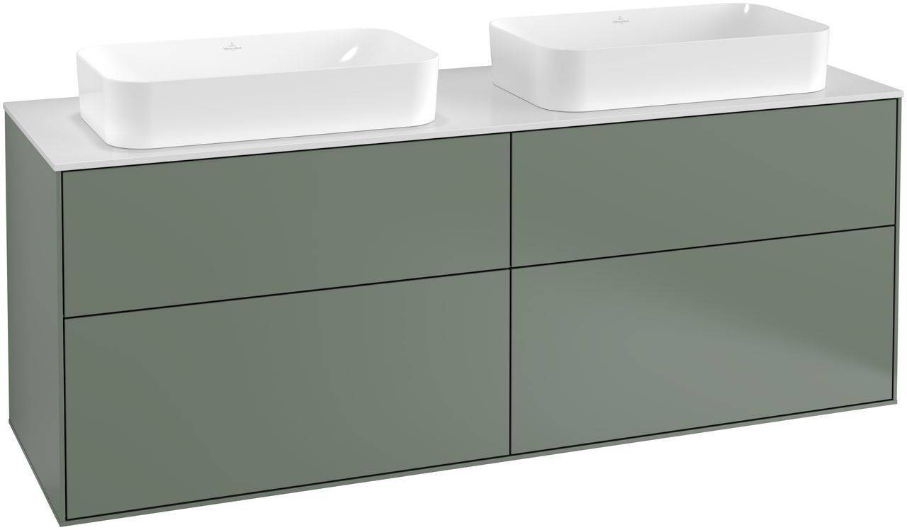 Villeroy & Boch Finion Waschtischunterschrank 1600 x 603 x 501mm, Abdeckplatte weiß matt