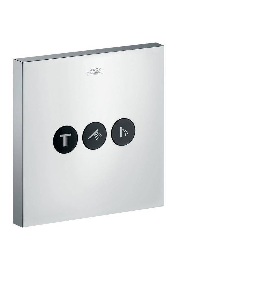 Axor ShowerSelect Square Ventil Unterputz für 3 Verbraucher