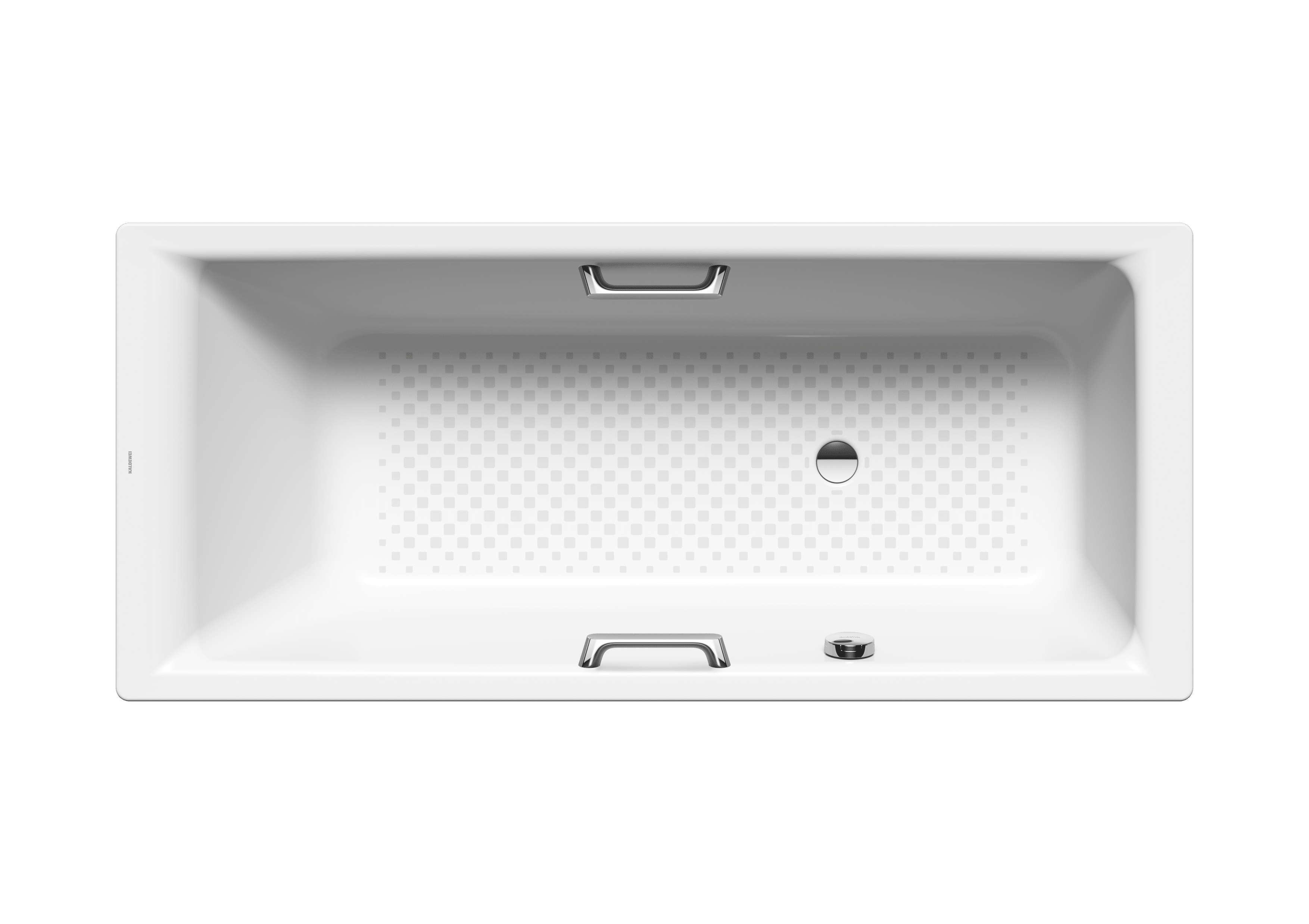 Puro Star Rechteck-Badewanne (Ablauf seitlich); Modell 658; 1700 x 750 x 420mm, für Wannengriff