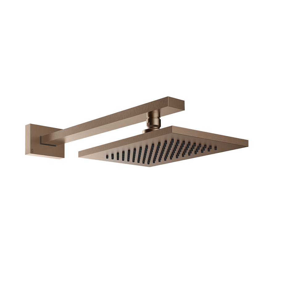 Gessi Rettangolo Kopfbrause mit Wandanschluss 140 x 216mm