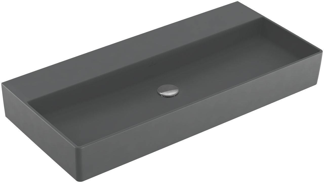 Memento 2.0 Waschtisch, Unterseite geschliffen, 1000 x 470mm, ohne Hahnloch, ohne Überlauf