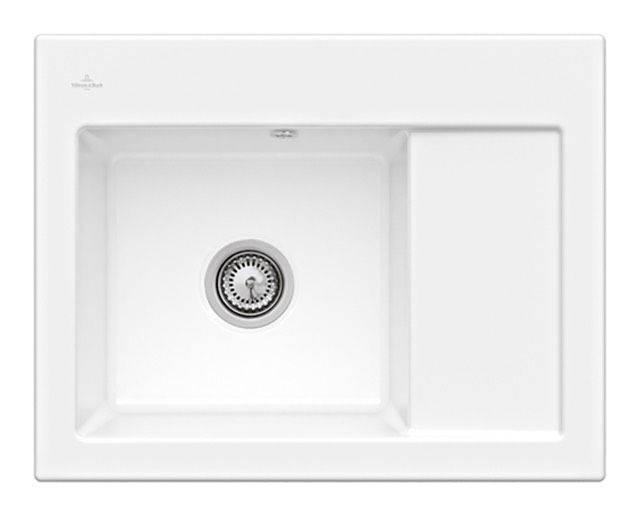 Villeroy & Boch Subway 45 Compact Spülbecken, Becken links, 650 x 510mm