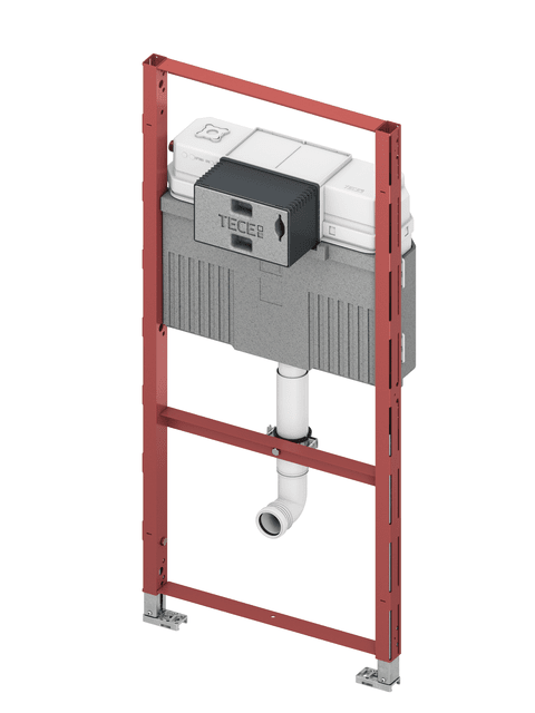 TECEprofil WC-Modul mit Uni-Spülkasten  für Kinder-Stand-WC, Bauhöhe 1120 mm