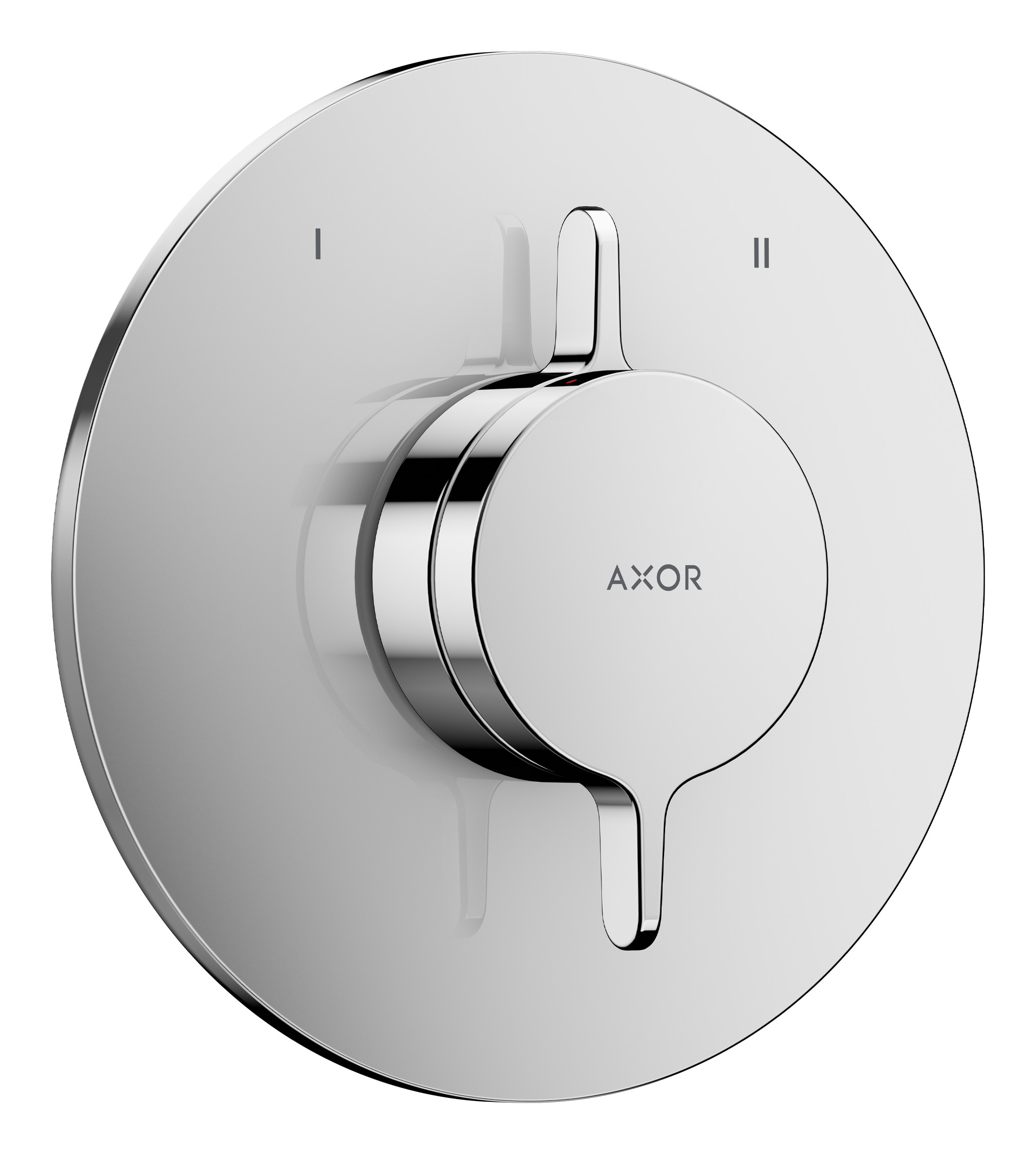 One flush-mounted mixer for 2 functions