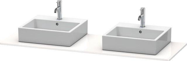 Duravit Xsquare Konsole mit zwei Ausschnitten XS063H, 1600 x 550mm