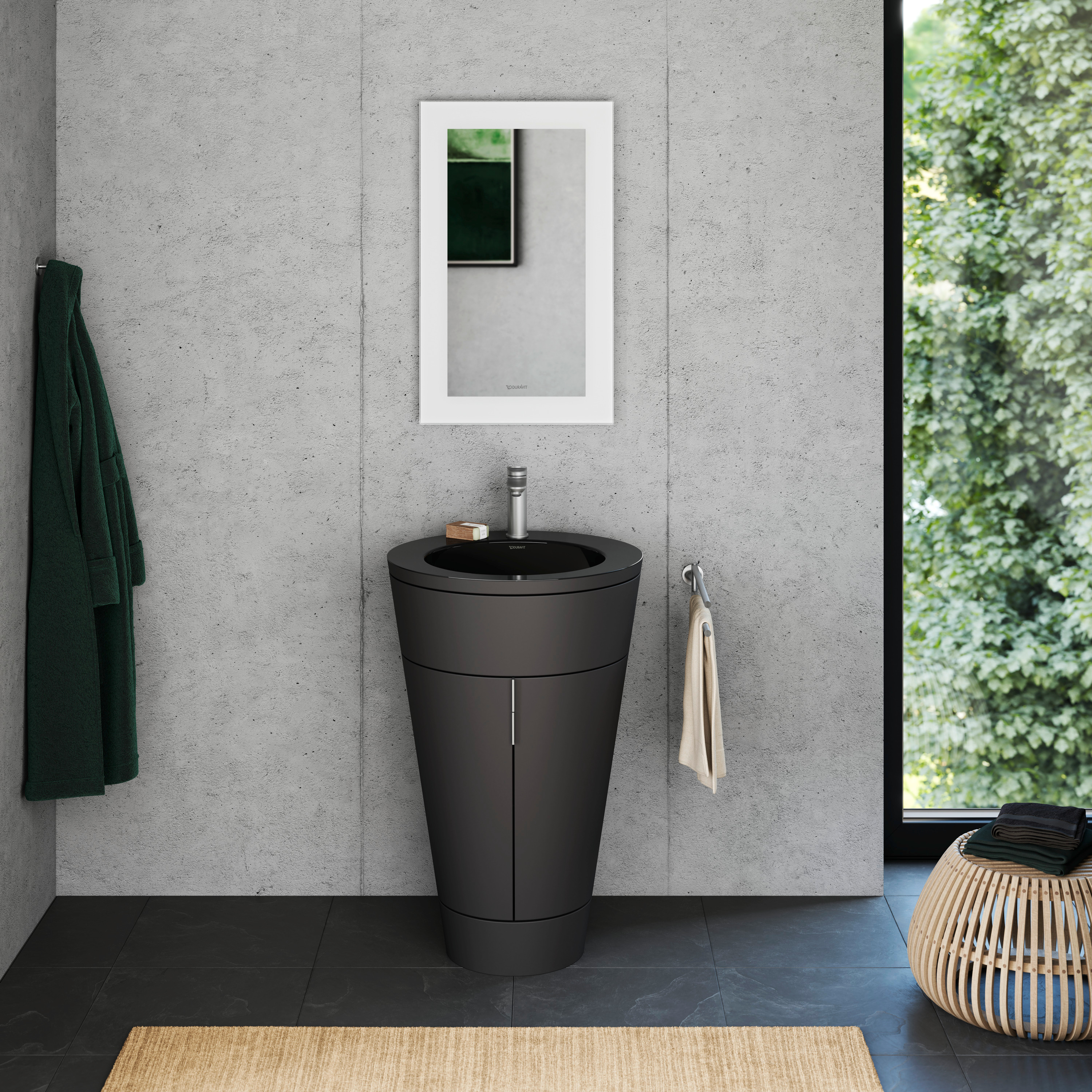 Duravit Starck 1 c-bonded Waschtischset bodenstehend
