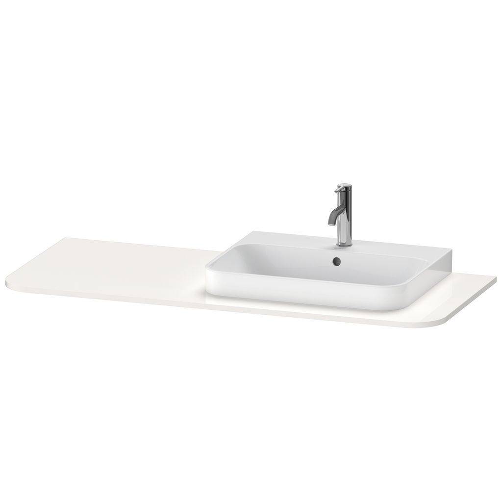 Duravit Happy D.2 Plus Konsolenplatte mit einem Ausschnitt, 1300 x 550mm