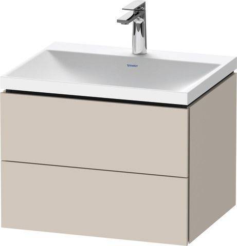 Duravit L-Cube c-shaped Badmöbel-Set 600mm Taupe