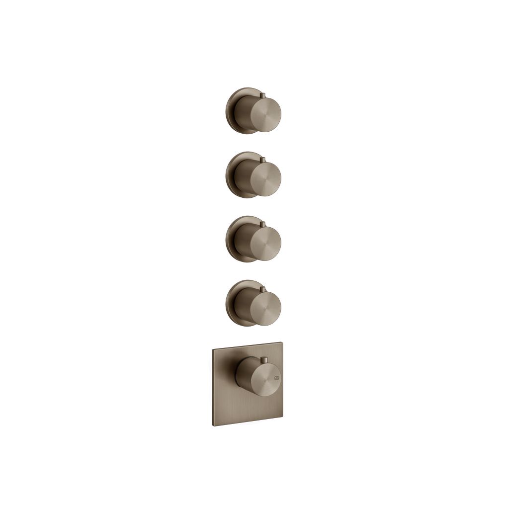 Gessi 316 Wellness Unterputz-Thermostat für 4 Verbraucher, 3/4