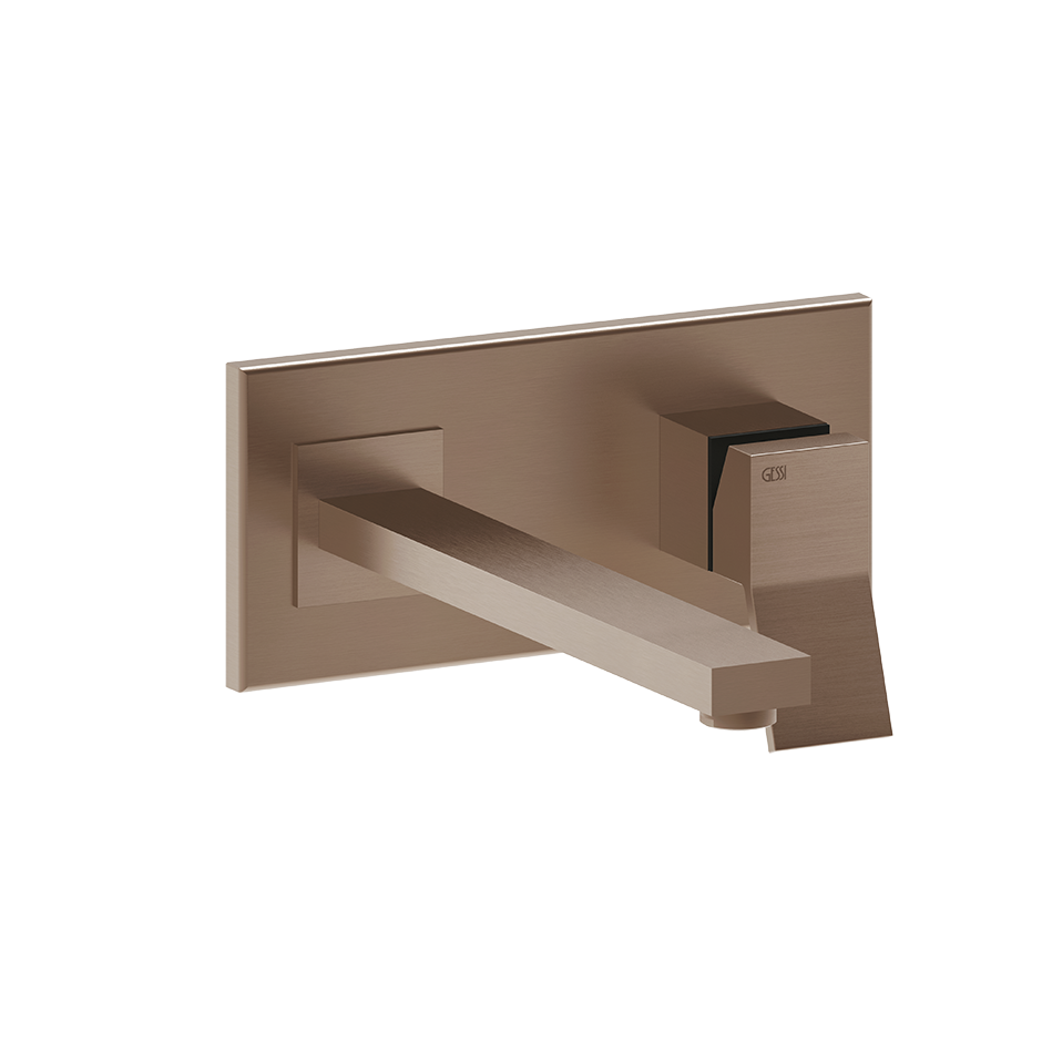 Gessi Rettangolo K Wand-Einhebelmischer mit festem Auslauf, 207mm