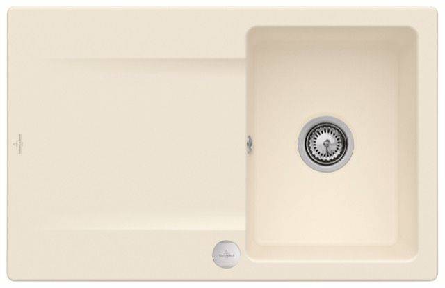 Siluet 45 Flat Küchenspüle, mit Ablaufgarnitur mit Excenterbetätigung, 780 x 490mm