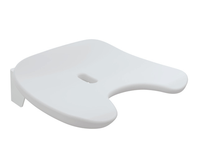 HEWI Serie 802 LifeSystem Klappsitz Basic mit Hygieneausschnitt