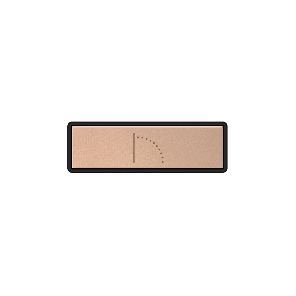 Gessi Taste mit Wand Schwall-Symbol