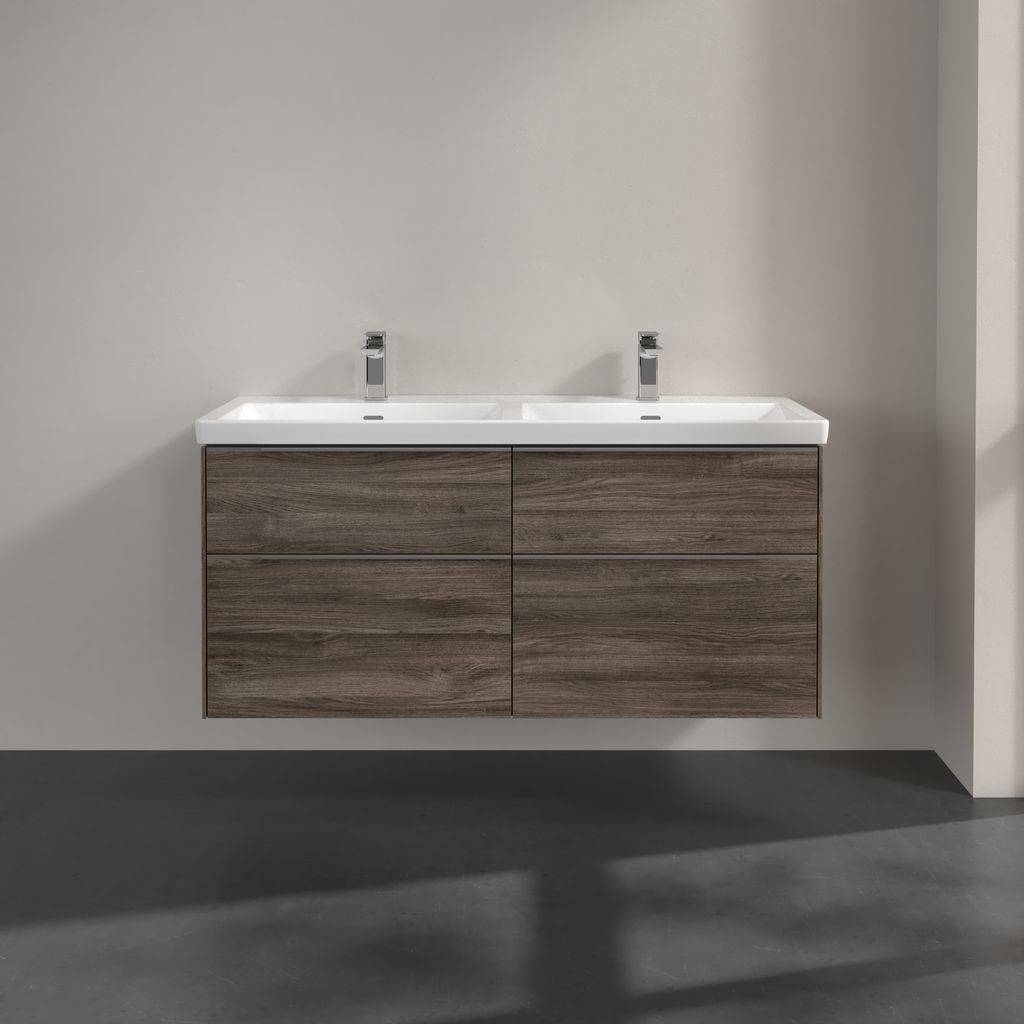 Villeroy & Boch Subway 3.0 Waschtischunterschrank 1272 x 576 x 478mm, mit LED Beleuchtung