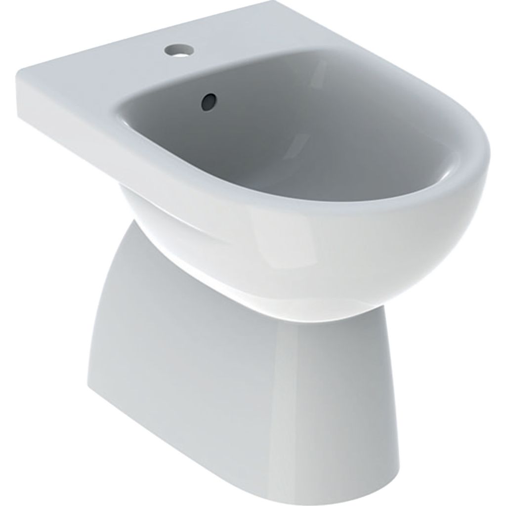 Renova Standbidet, teilgeschlossene Form T:52cm, mit Überlauf, weiß