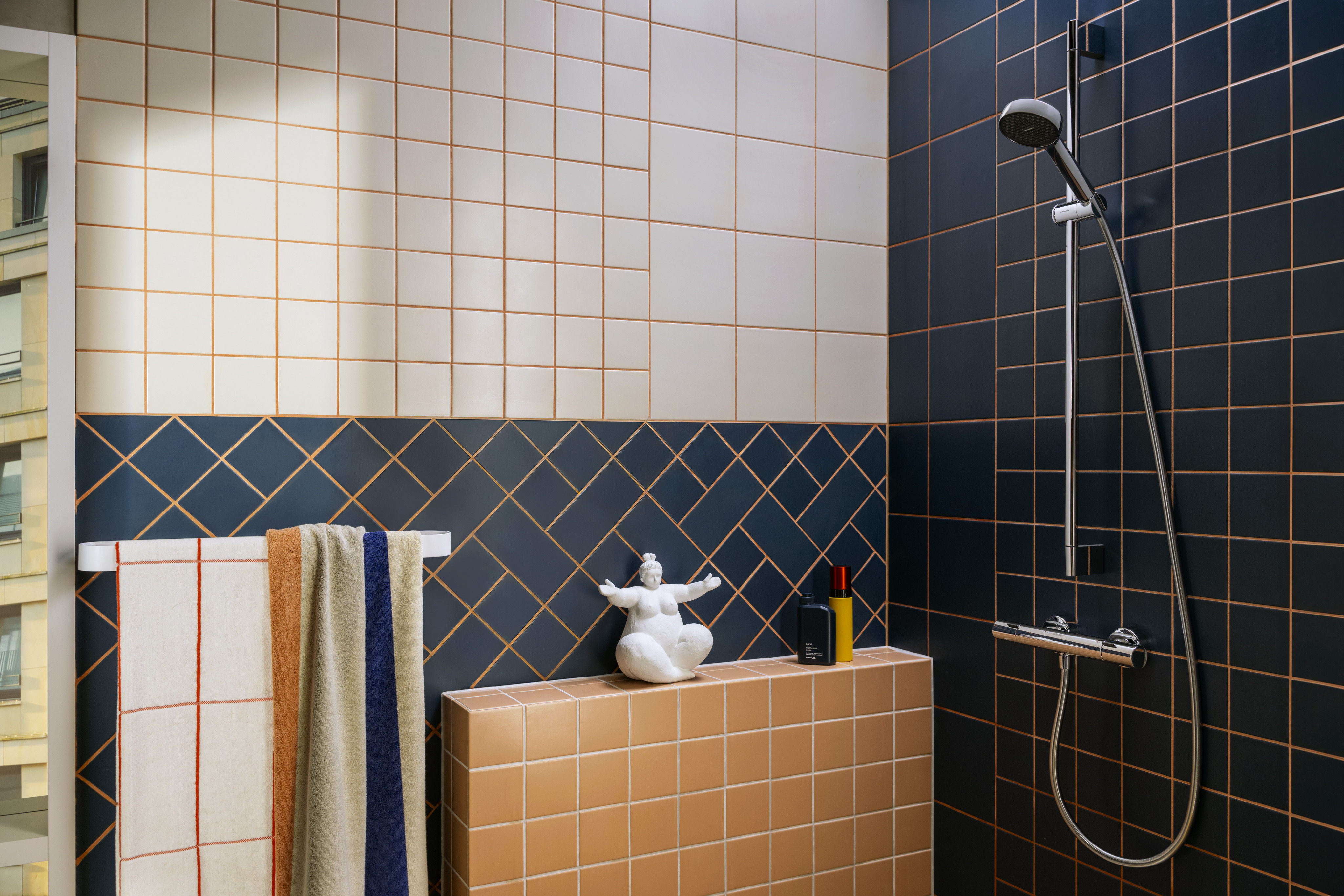Activera Select S shower set 95 2 spray modes water-saving with shower rail 90 cm