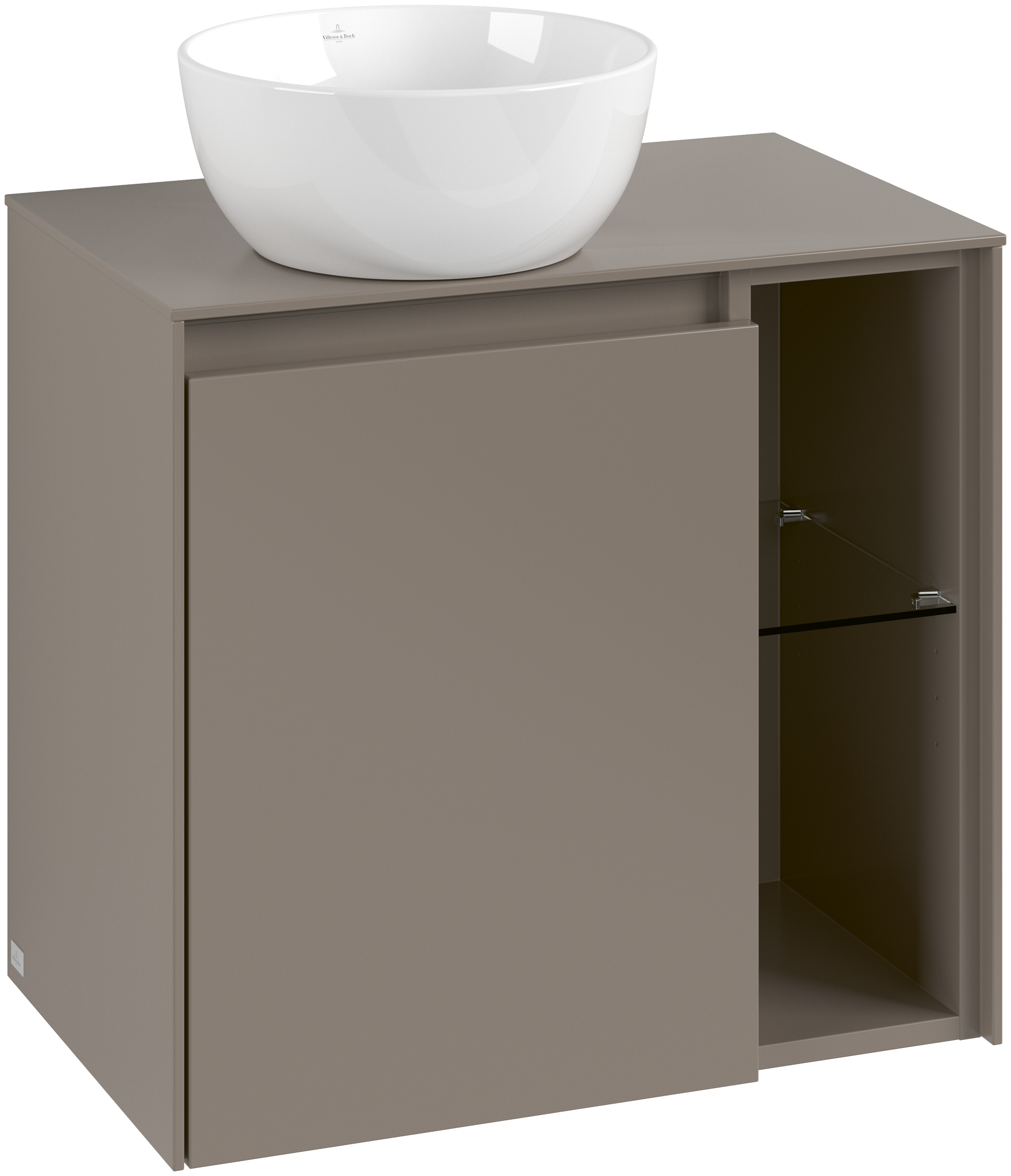 Collaro Waschtischunterschrank 600 x 548 x 380mm, mit LED Beleuchtung