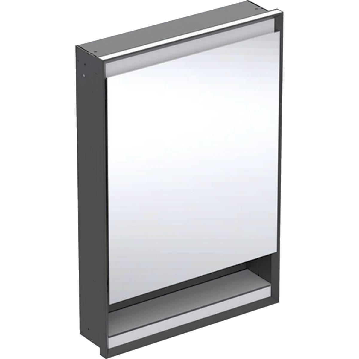 ONE Einbau-Spiegelschrank mit Nische und ComfortLight, 60 x 90 x 15cm