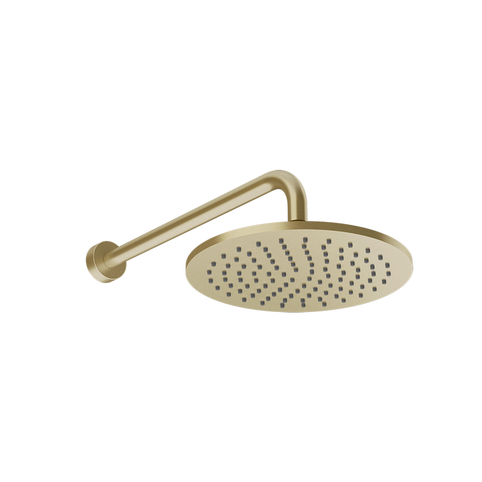 Gessi ORIGINI Kopfbrause 250mm messing gebürstet