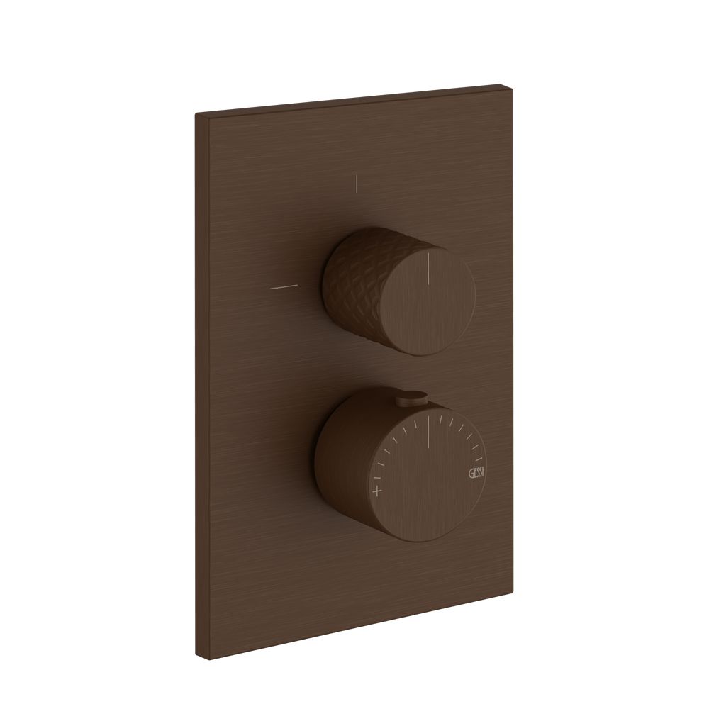 Gessi Habito Intreccio Thermostat, 1-Weg dark bronze